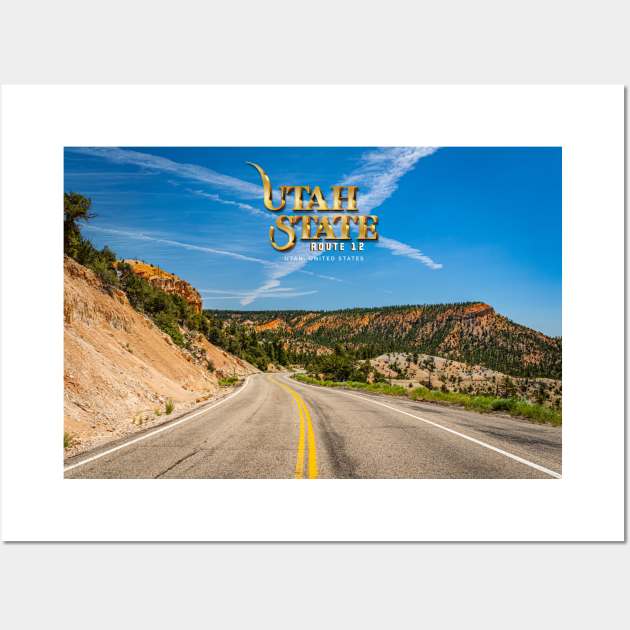 Utah State Route 12 Scenic Drive Wall Art by Gestalt Imagery